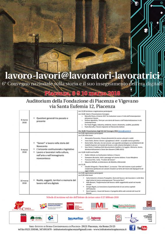 Convegno nazionale lavoro - Programma 2018