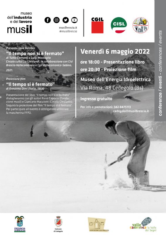 Evento 6 maggio musil di Cedegolo