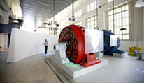 La sala delle turbine